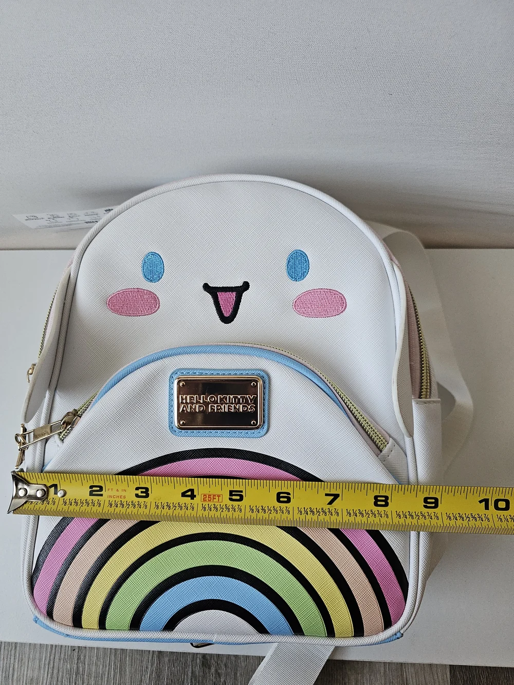 NWT Sanrio Cinnamoroll & Hello Kitty Rainbow Mini Backpack